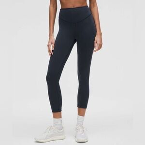 Lululemon Wunder Under SmoothCover High-Rise Crop 23" in Navy